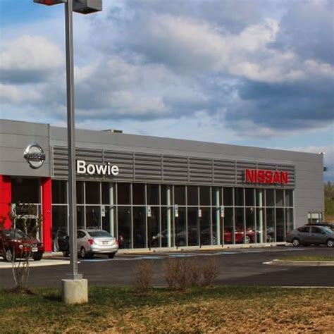 Nissan bowie - Nissan of Bowie. 3.9 (665 reviews) 2200 Crain Hwy Bowie, MD 20716. Visit Nissan of Bowie. Sales hours: 9:00am to 9:00pm. Service hours: 7:00am to 9:00pm. View all hours.